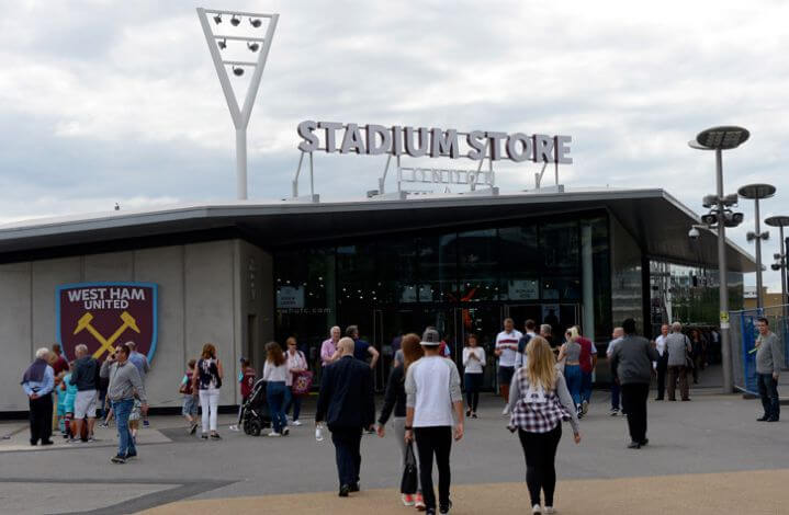 Photo of the West Ham United Stadium Store